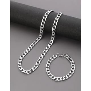 Cordao E Pulseira Masculino Groumet Aço 316 /4mm 6mm 8mm