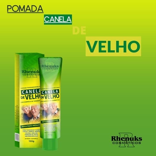 Pomada Canela De Velho Massageadora 150g - É Original!!!