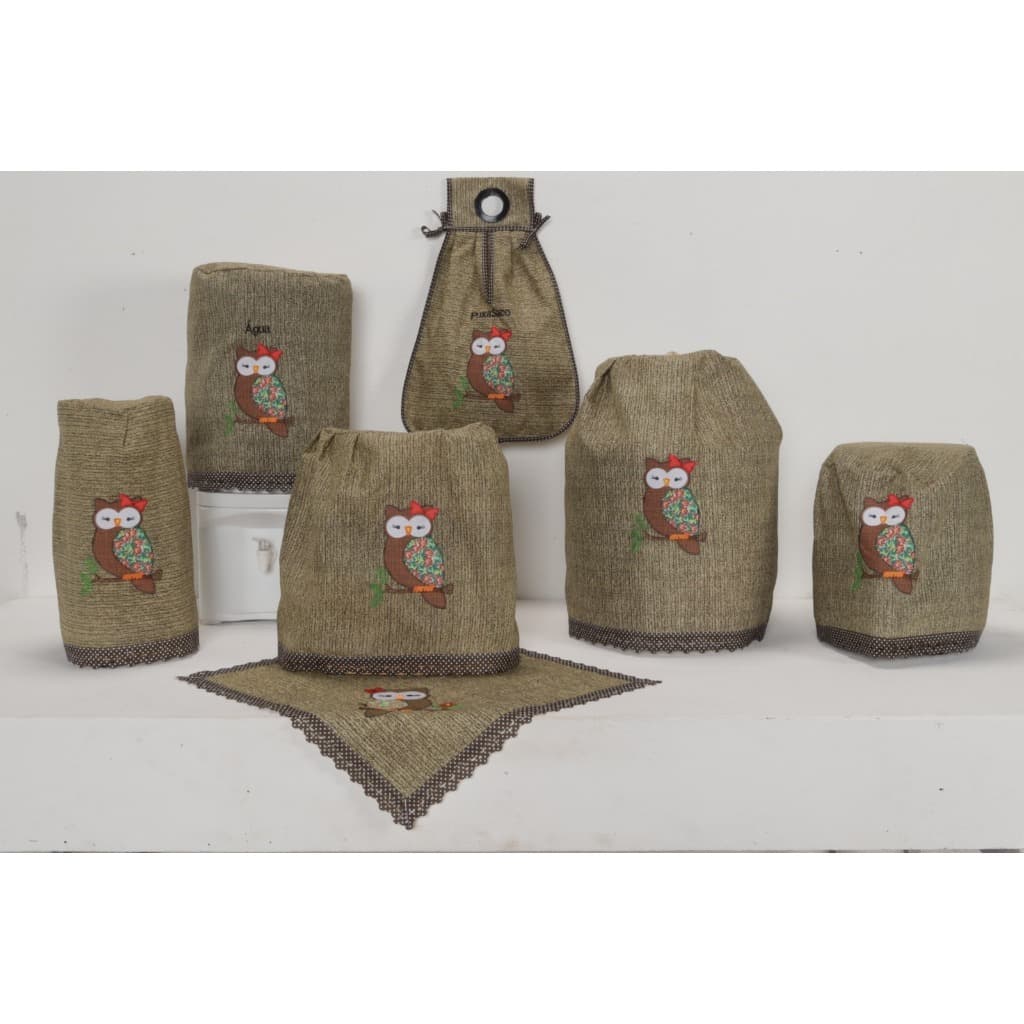 Kit 7 peças: Água, Botijão, Puxa Saco, Airfyer, Batedeira, ,Liquidificador e Toalhinha