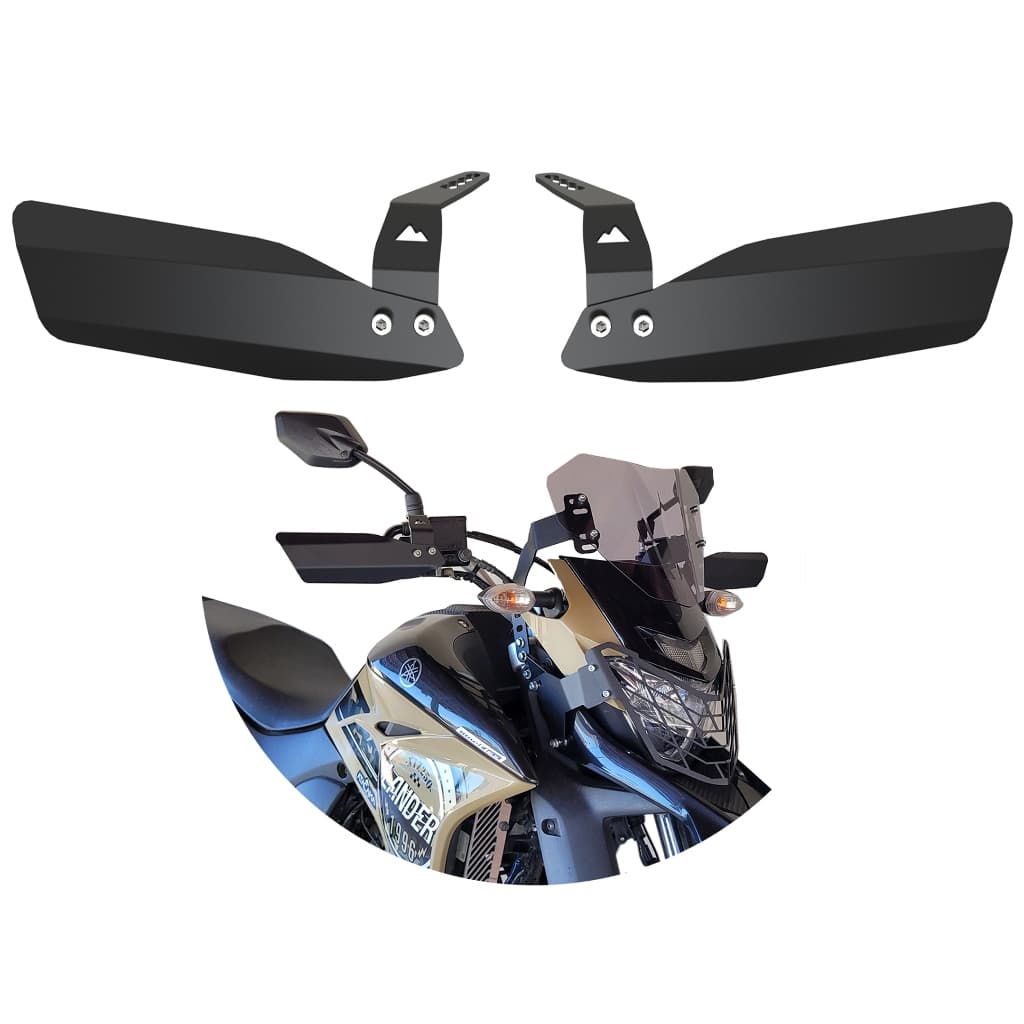 Protetor Mão Universal Aço Moto Crf Xre Tornado 250 300 190 manete punho Royal Enfield Meteor Himalayan Classic 350