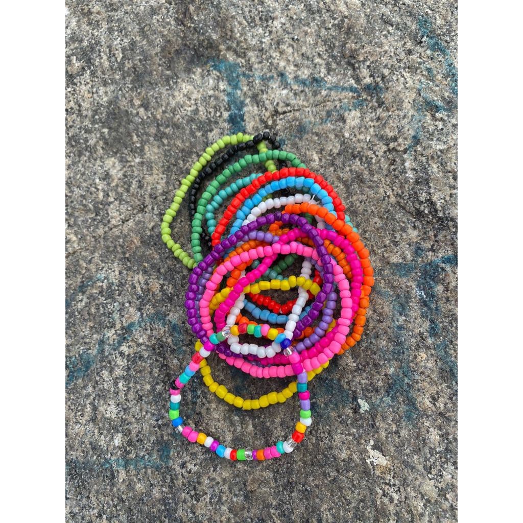 kit 4 Pulseira de miçanga colorida moda Primavera-Verão - DETALHES NA DESCRIÇÃ0