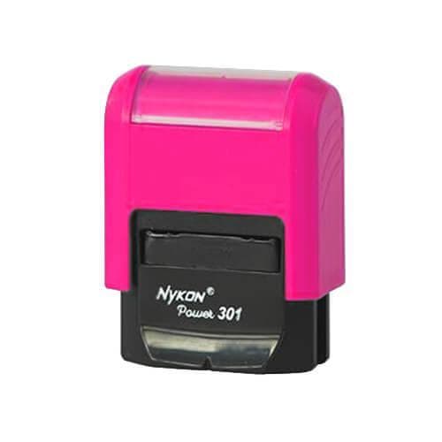 3 Carimbo Personalizado Nykon 301 Black ou Tradicional