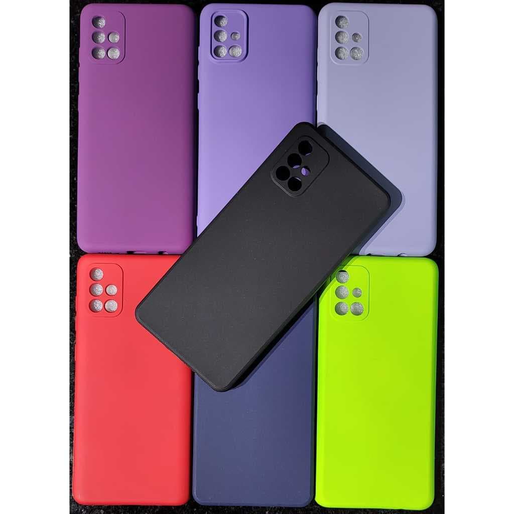 Kit Capinha Case Galaxy A71 4G + Película de vidro 3D + kit de limpeza de tela.
