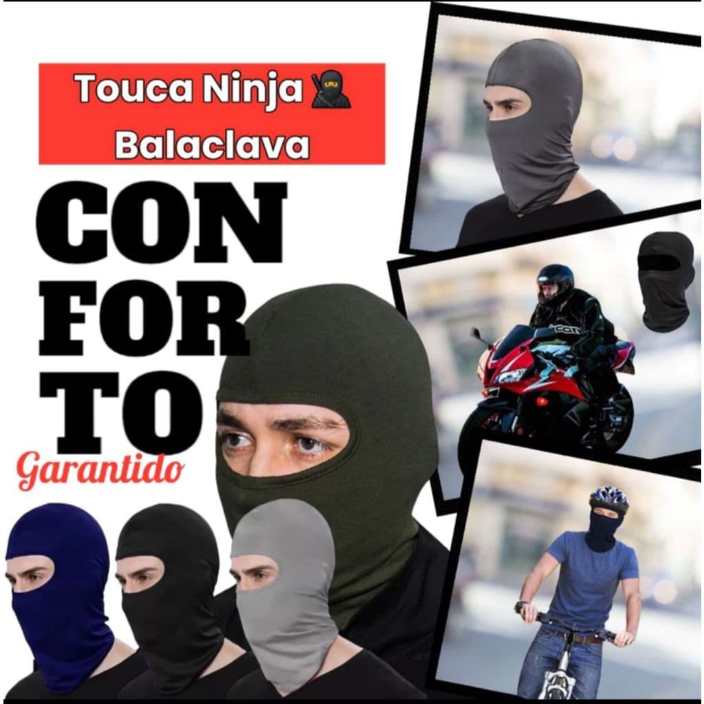 Balaclava Proteção Uv Unissex