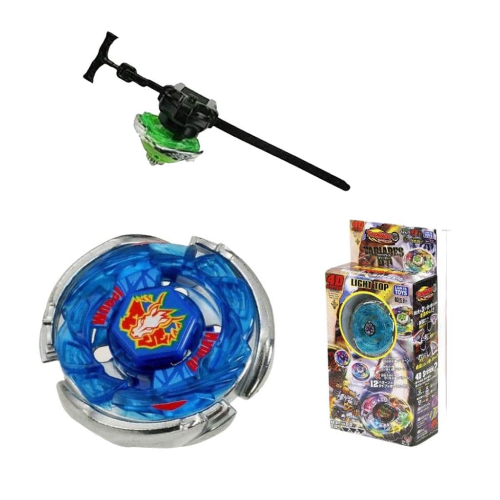Brinquedo Beyblade Burst Metal com lançador + grip B59 Zillon Zeus