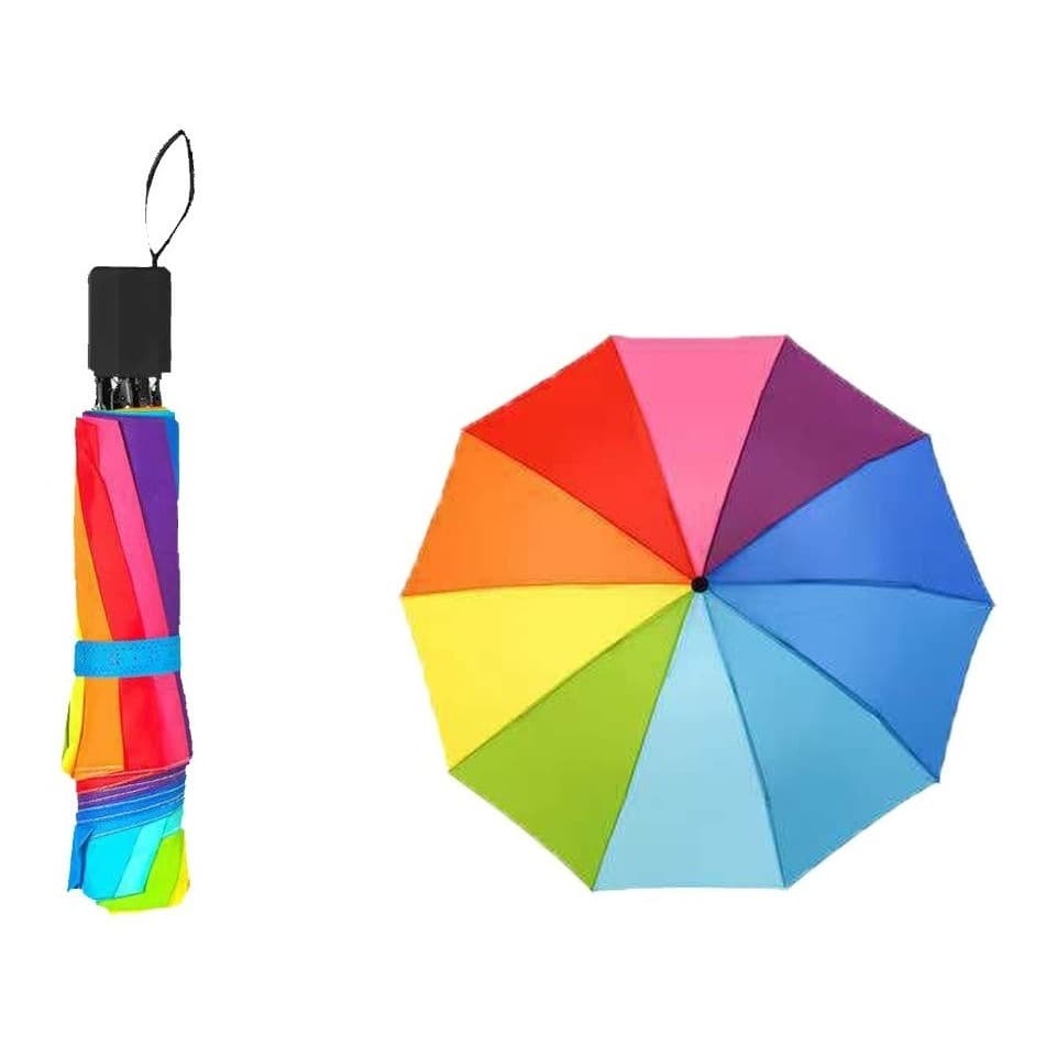 Guarda Chuva Sombrinha Grande Reforçado Cabe Bolsa Colorido compacto moda primavera verao