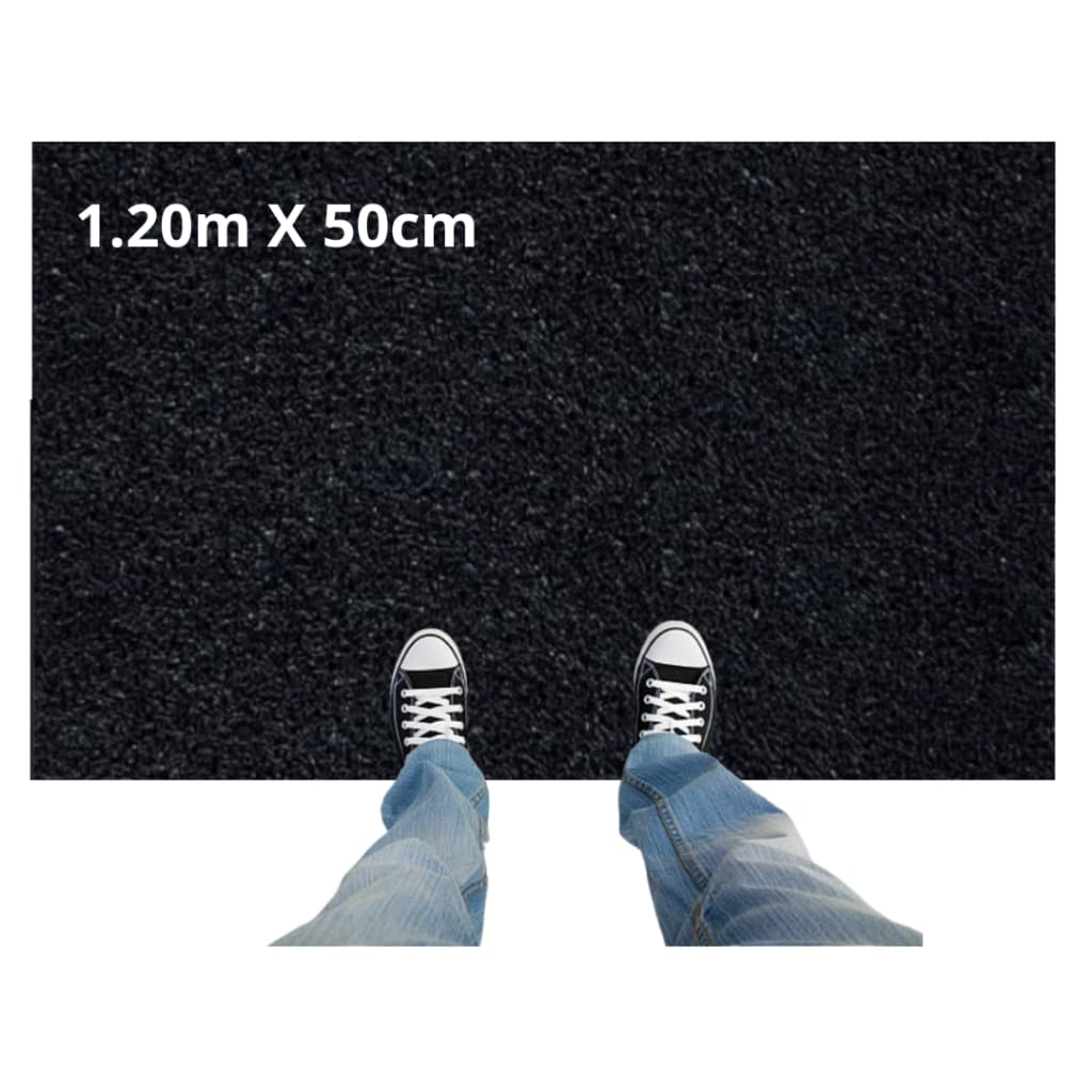 Capazho tapete 1.20m x 50cm vinil borracha preto Original