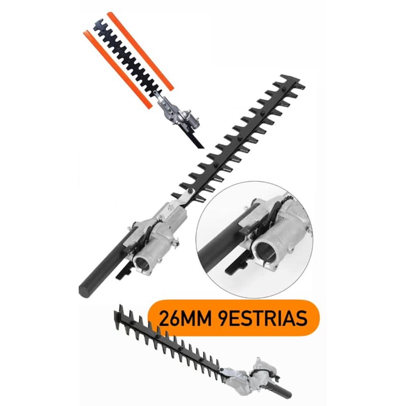 Haste Aparador Cerca Viva Mato Lamina de Roçadeira 26mm 9 estrias