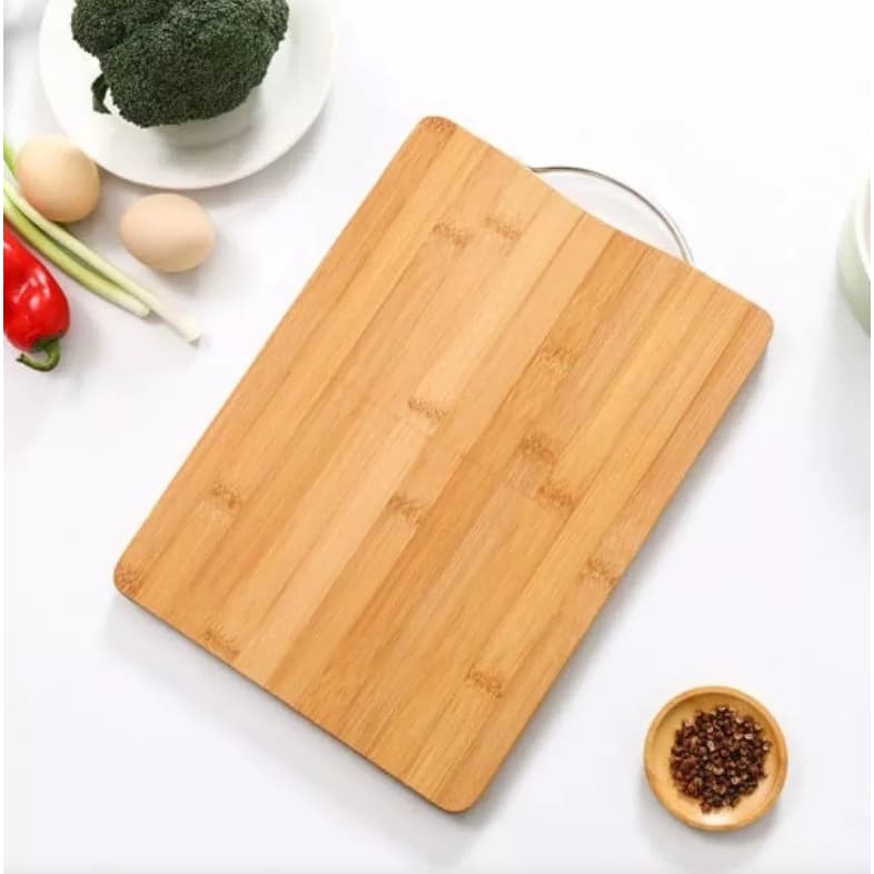 Tabua de Corte Legumes Carne Bambu com Alça 34x24cmTábua De Carne/Legumes Material Ecológico Bambu Com Alça
