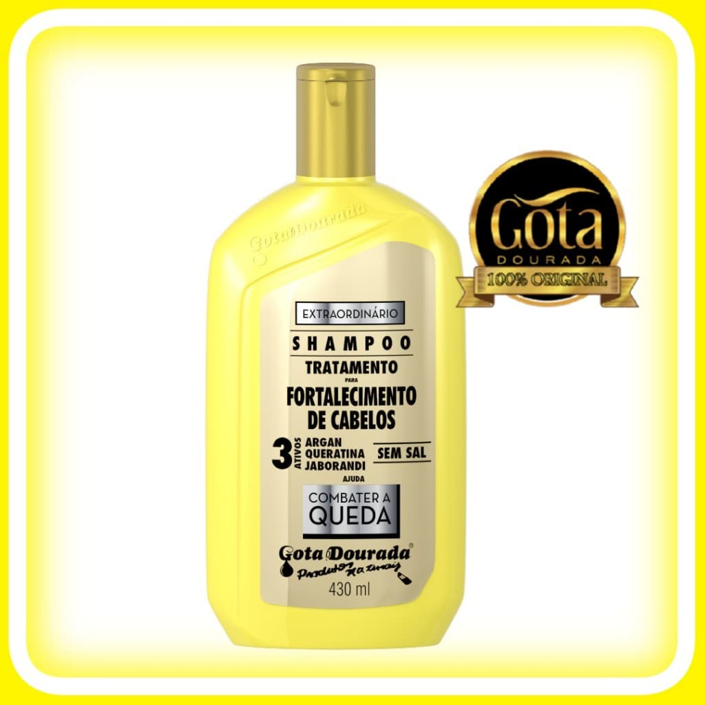 Shampoo Fortalecimento Extraordinário Gota Dourada 430ml
