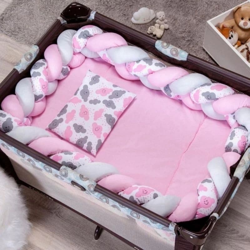Kit de Berço Desmontável 5 Peças - Disponível também para Chiqueirinho