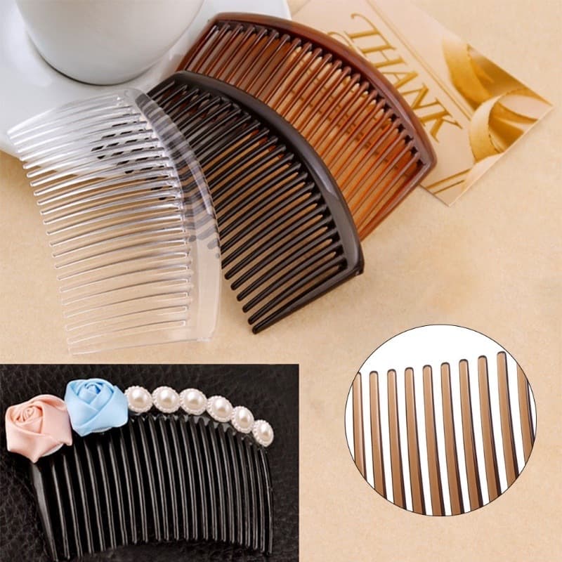 kit c/ 3 UNIDADES  PENTE GRAMAPO  /Classicos Cabelo Clincher Pente / Banana olo / salao de beleza / senhoras / penteados