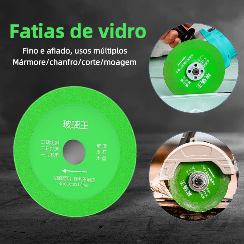 Discos De Corte De Vidro 4 Polegadas 100mm Lâmina De Serra Diamantada Ultrafina Polimento De Mármore Cerâmica