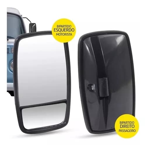Retrovisor Bipartido LE/LD Vw Kombi Clipper Após 1976 (PAR)