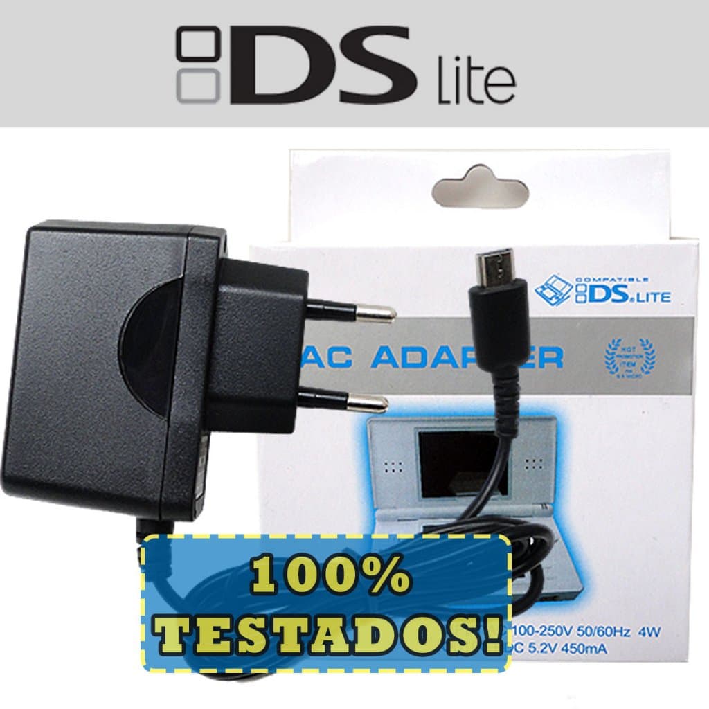 Fonte Carregador Bivolt 110-220v P/ Nintendo Ds Lite c/ Nota Fiscal