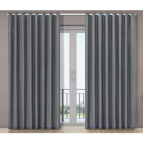 Cortina Microfibra 6,00M x 2,80M 100% Poliéster Para Varão Simples Quarto Sala