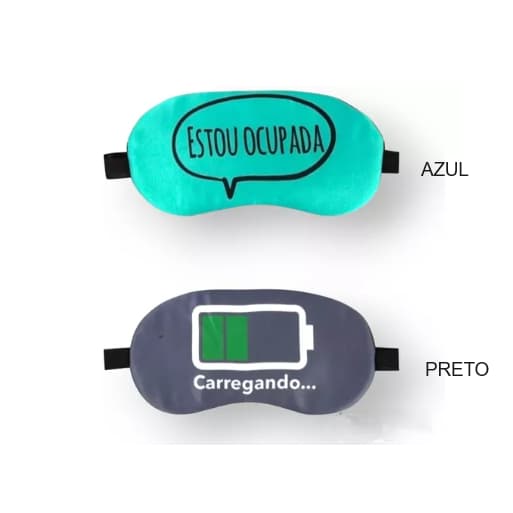 Máscara Descanso Com Bolsa Térmica Gel Frio Quente P/ Dormir