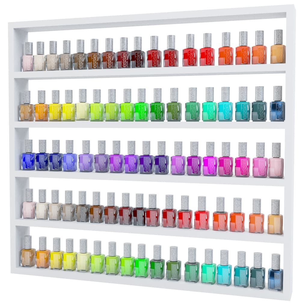 Expositor Nicho Porta De Esmaltes Salão Para Maquiagem Display Coleção Brinquedos Perfumes Essencias