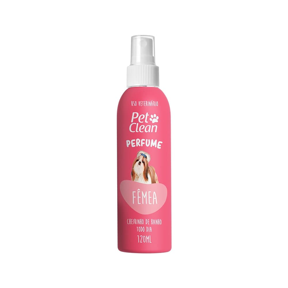 perfume fêmea pet clean 120 ml