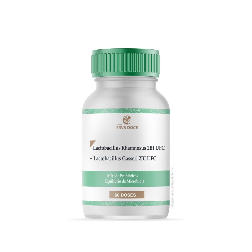 Lactobacillus Rhamnosus 2Bi UFC Lactobacillus Gasseri 2Bi UFC 60 Doses