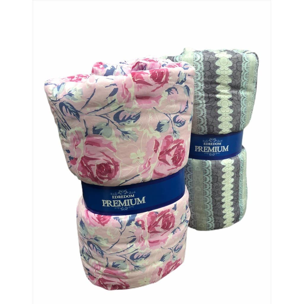 Kit 2 Edredom Casal Dupla Face 2,15x1,90m com Estampa Variada Diversas Cores em Poliéster