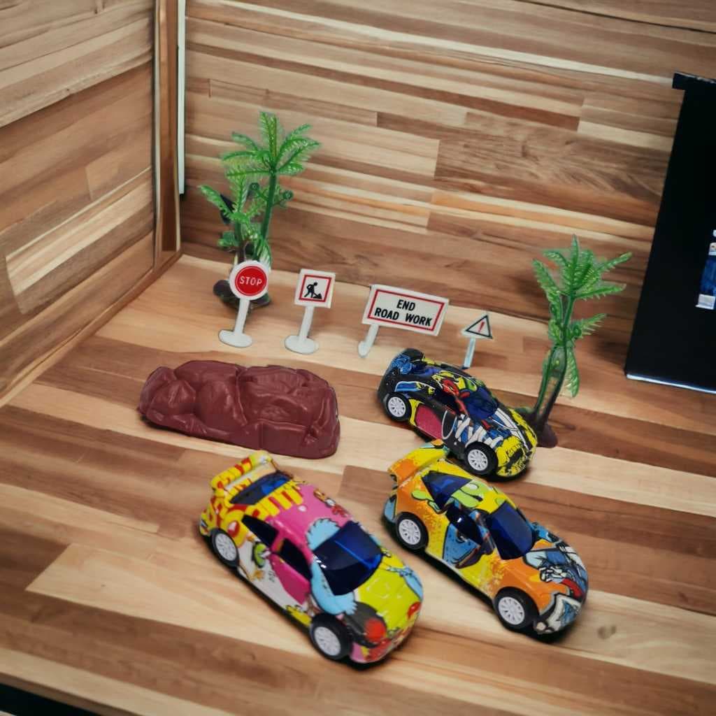 Tapete Cidade Tipo Hot Wheels Grande 11 peças Cidade Com Carrinhos e Acessórios Carrinhos Coloridos Coleção Carros