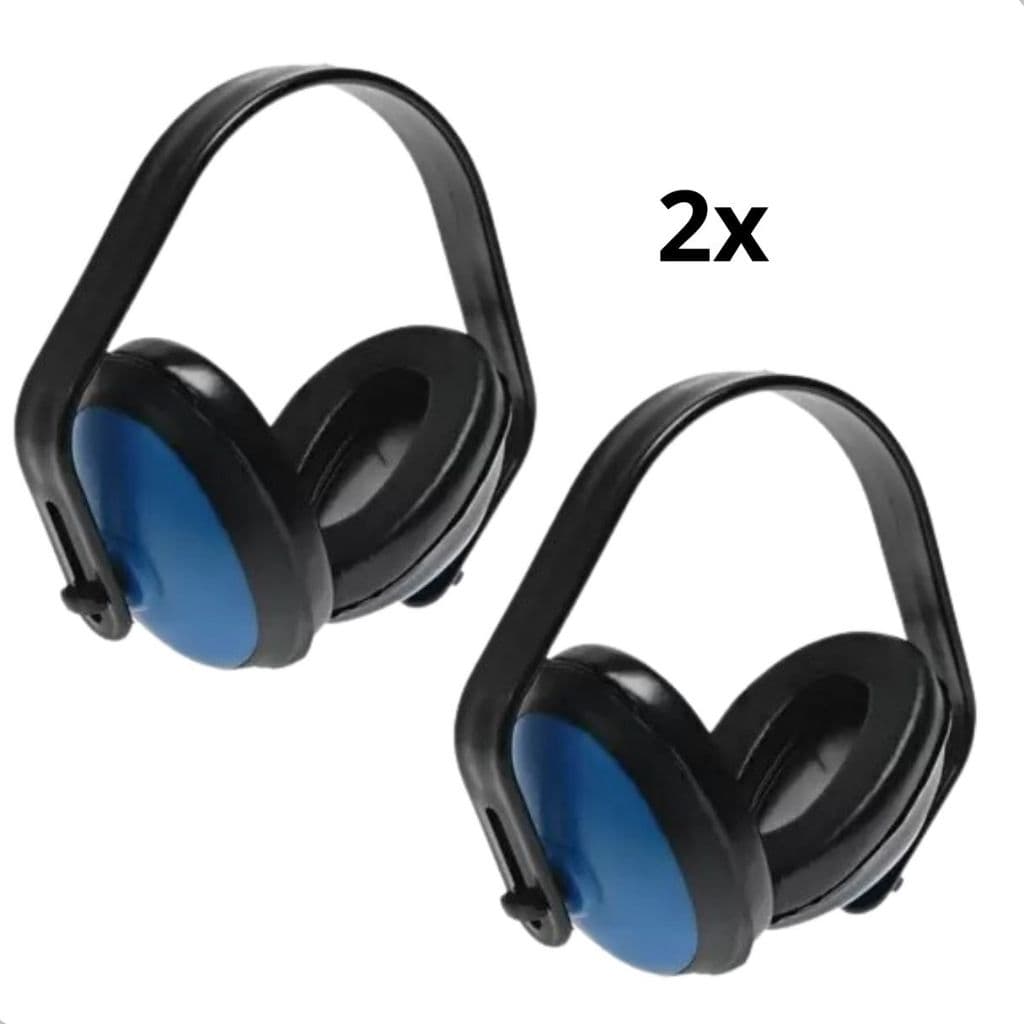 Kit 2 Unidades Protetor Auricular Tipo Concha Abafador Ruído  Auditivo com almofadadas 15dB