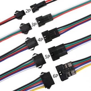 1/4 x Conector De Engate Rápido Macho Fêmea 2 vias 3 vias 4 vias