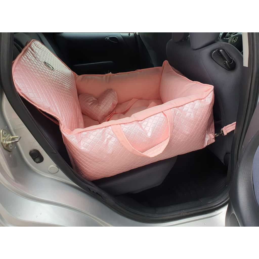 Cadeirinha Assento Auto Carro Banco Traseiro Para Cão Gato 20kg Automóvel Cesto Caixa Caminha