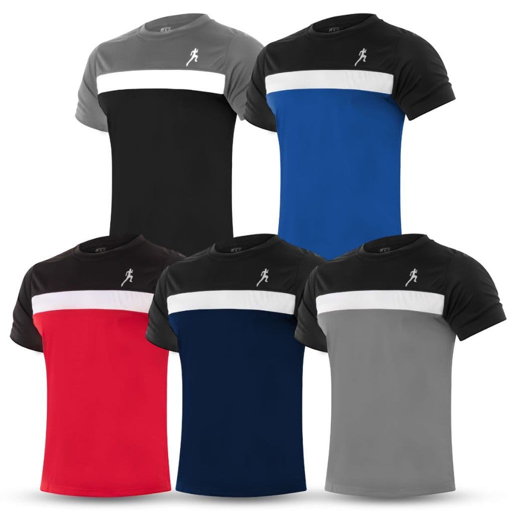 Kit 5 Camisetas Masculina Academia Esportiva Treino Recorte