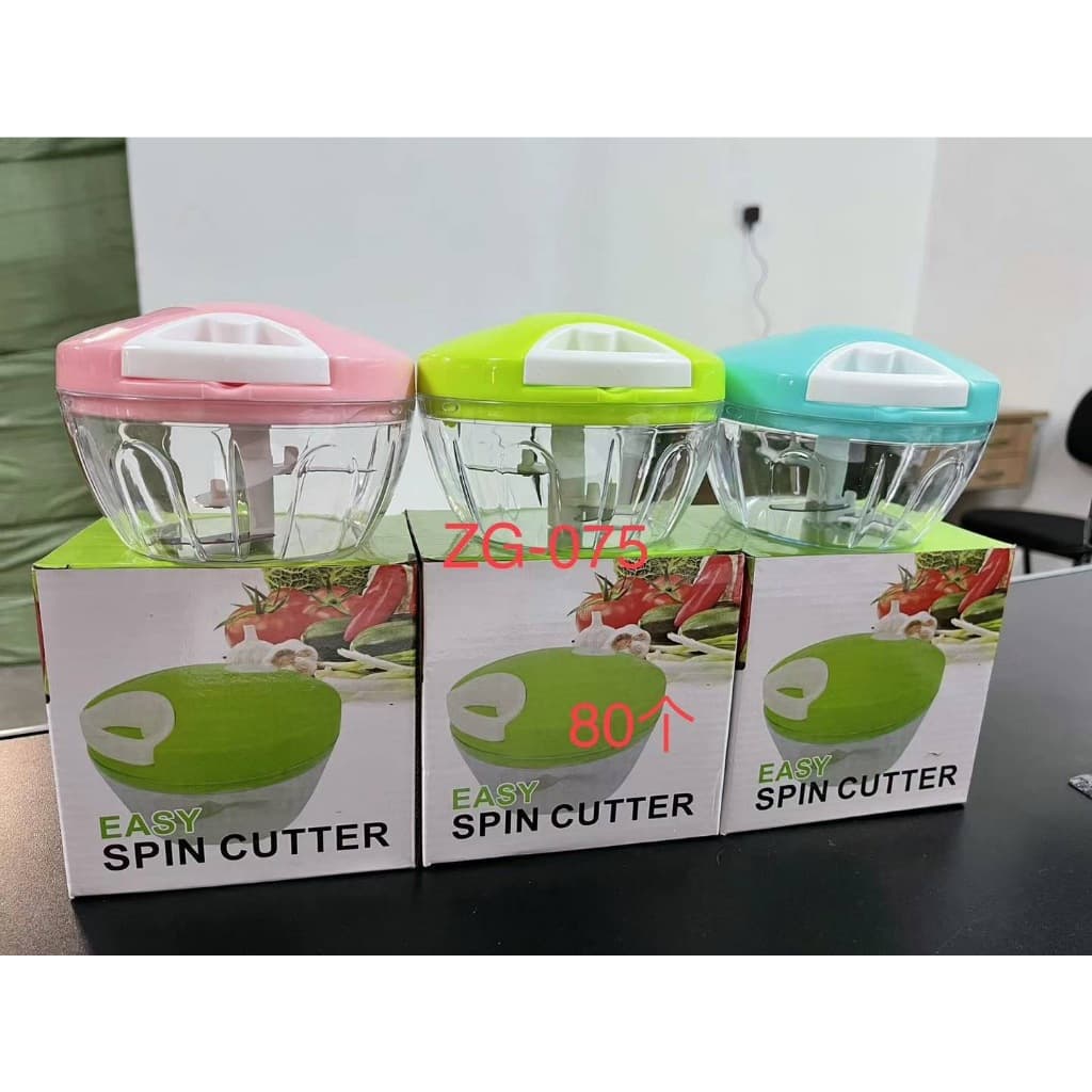 Mini Processador Manual de Alimentos Triturador Alimentos Manual 3 Lâminas 500 ML ENVIO COR ALEATORIA
