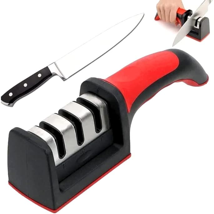 Afiador Amolador De Facas E Tesouras 4 In 1 Profissional Sq