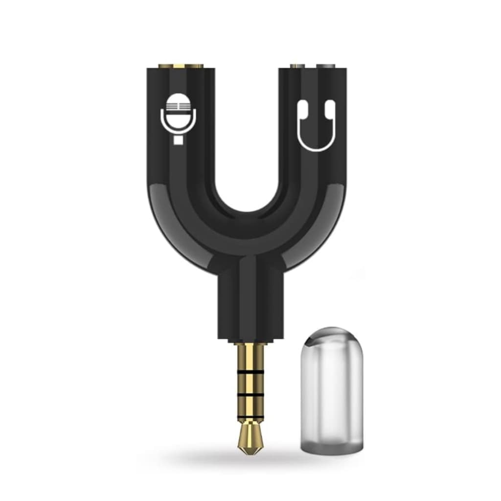 Adaptador Splitter Headset Fone Microfone P2 X P3 Gamer