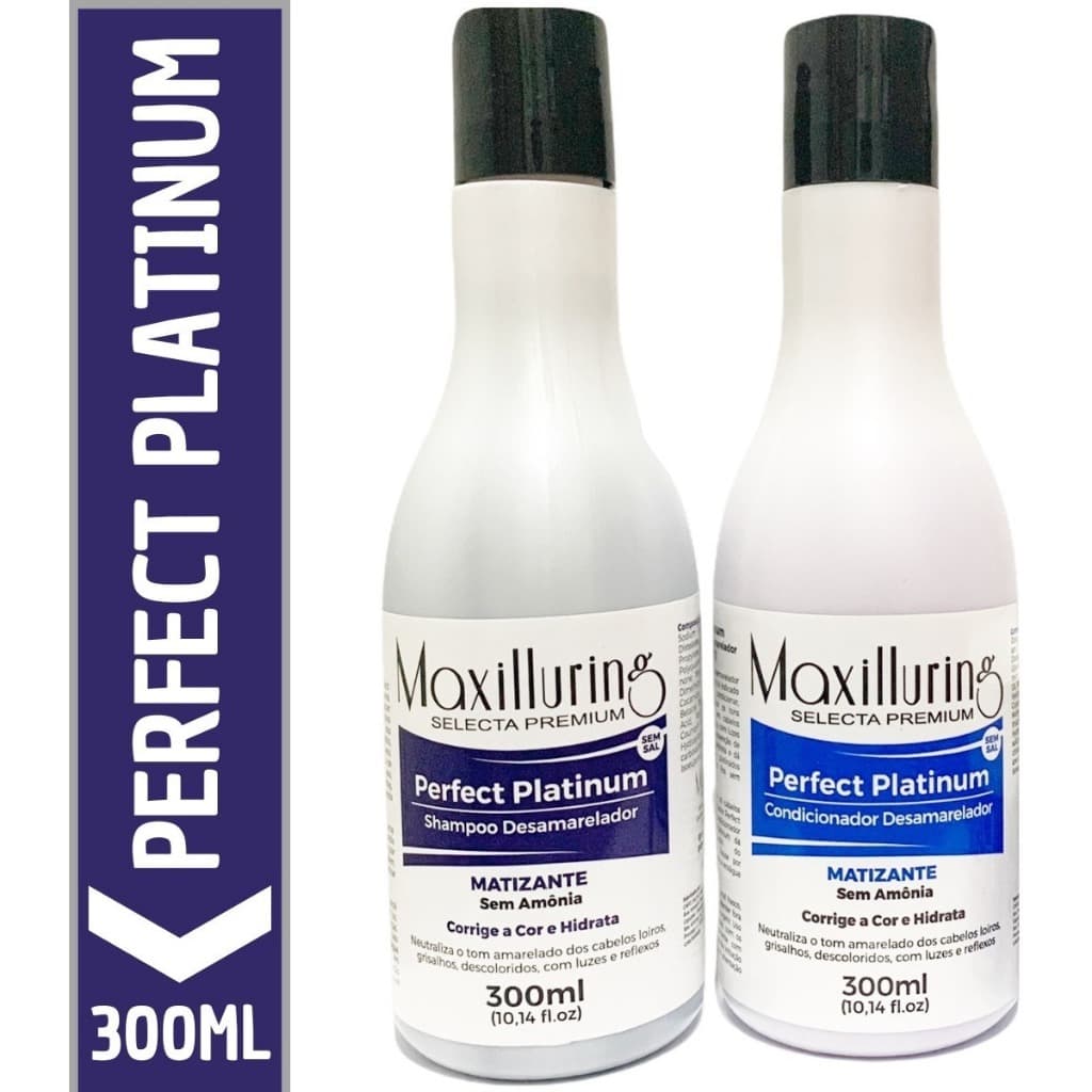 Shampoo+condicionador Roxo Desamarelador Maxilluring