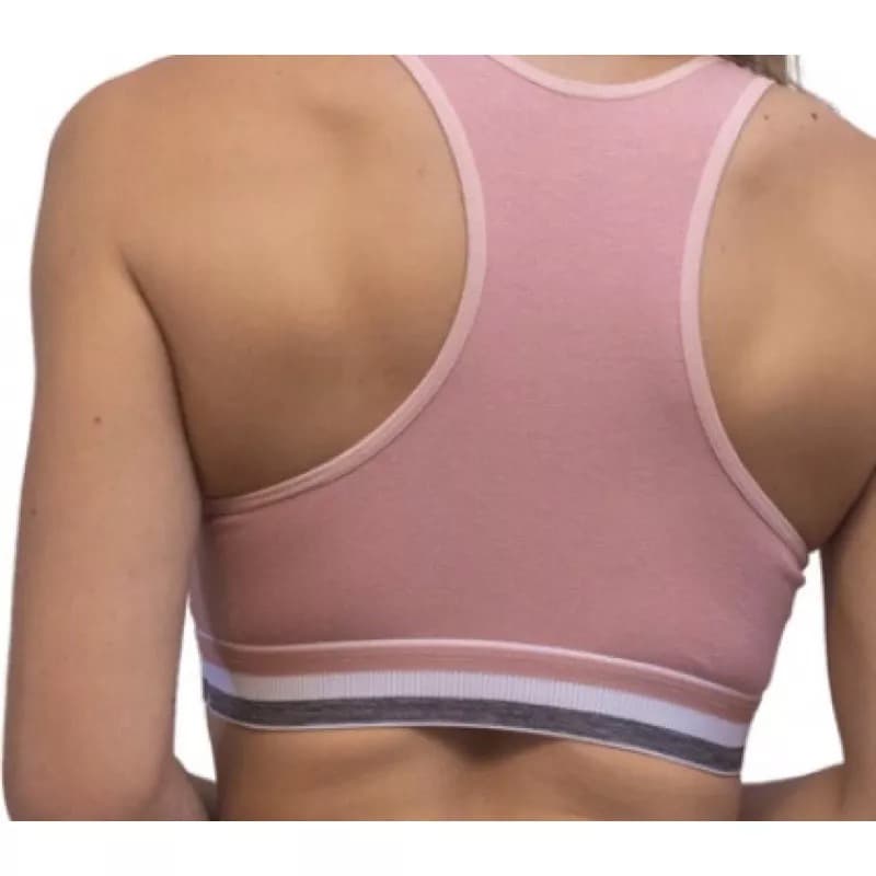 KIT Pacote 05 Top Nadador Microfibra Forrado Topper Algodão Adulto Academia Yoga Pilates Sutiã Feminino Adulto Juvenil