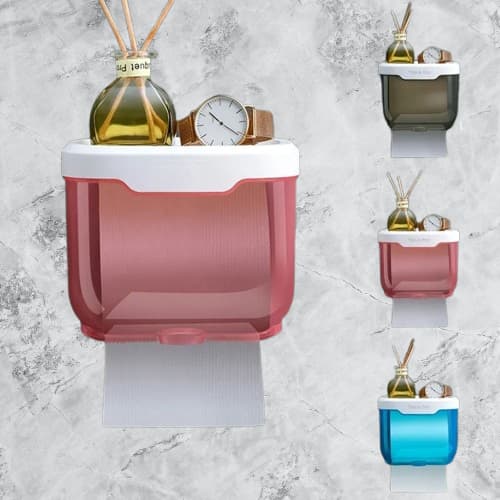 Suporte De Papel Higienico Para Banheiro Colavel S/ Perfurações