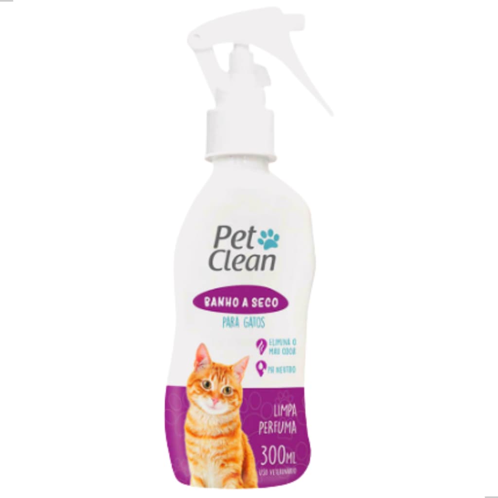 Banho a Seco para Gatos Pet Clean 300 ml