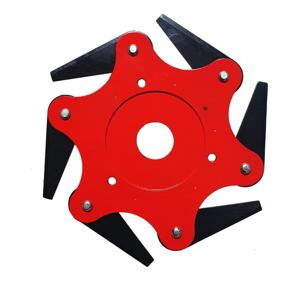 6 Laminas Flexíveis Canivete Original Roçadeira Furo 25mm ou 20mm