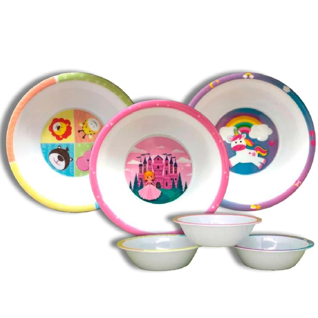 Prato Infantil Para Bebês Menina Tigela Bowl Melanina Papinha Oferta