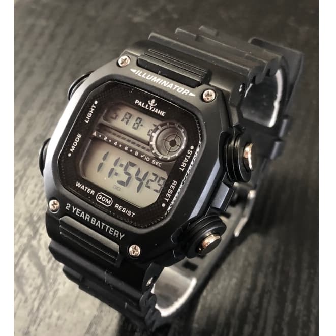 Rel贸gio Pallyjane  Masculino Digital 脕qua A Prova D麓agua Cl谩ssico Militar