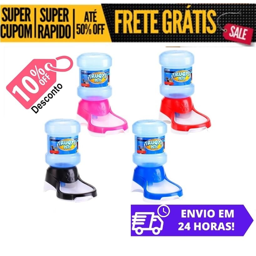 LIQUIDAÇÃO IMPERDIVEL BEBEDOURO Boia Pelo Longo Para Bebedouro Galão 2l - Truqys Pets Top