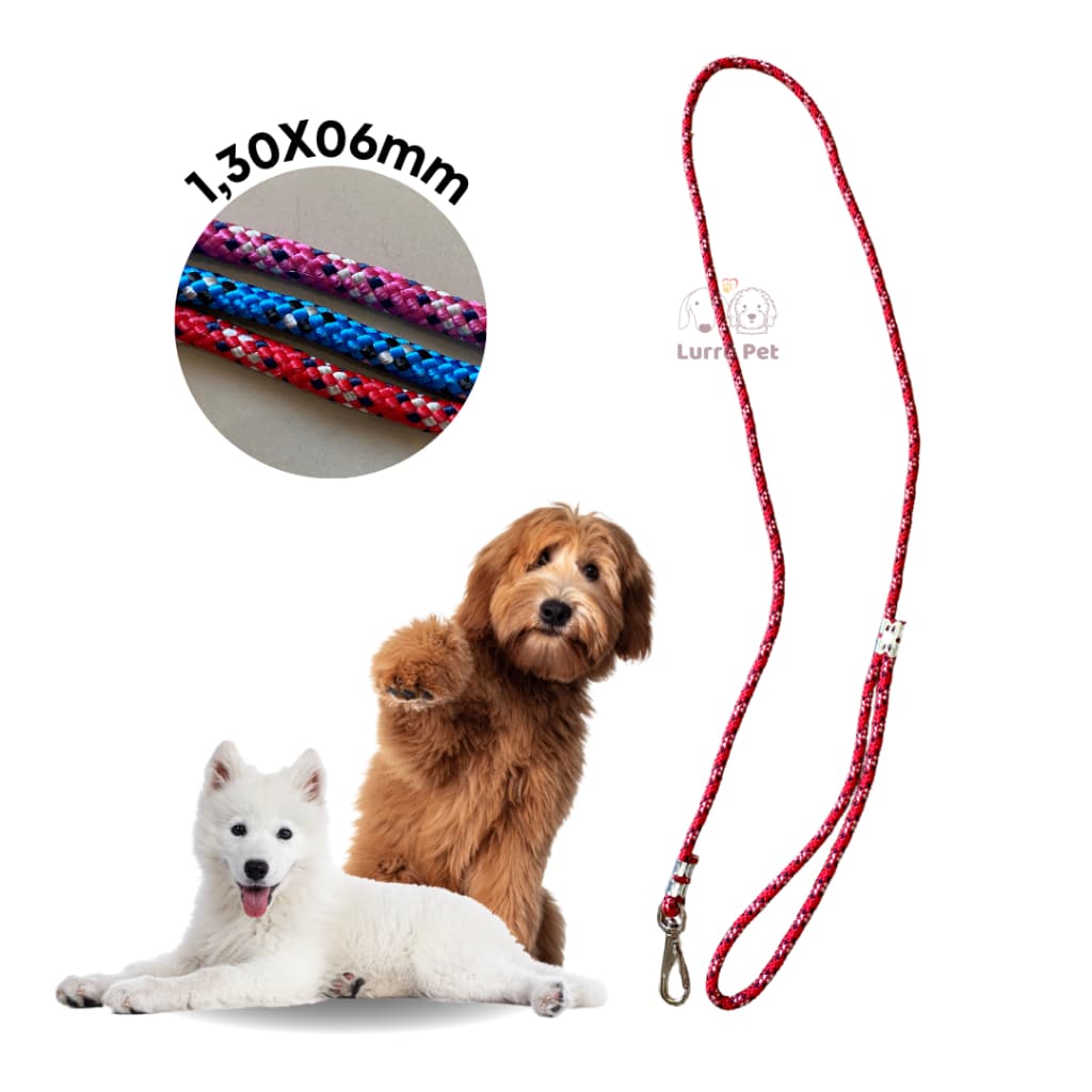 Guia De Corda Roliça SORTIDO para Cachorros Pet  1,30 - 06Mm