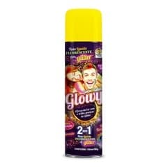 Tinta com Glitter Amarelo para Cabelo, Corpo e Tecido