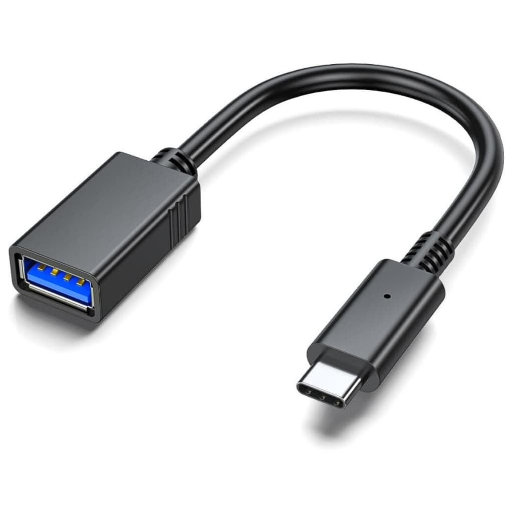 Cabo Adaptador Teclado Mouse Pendrive 3.0 OTG USB pra Tipo C