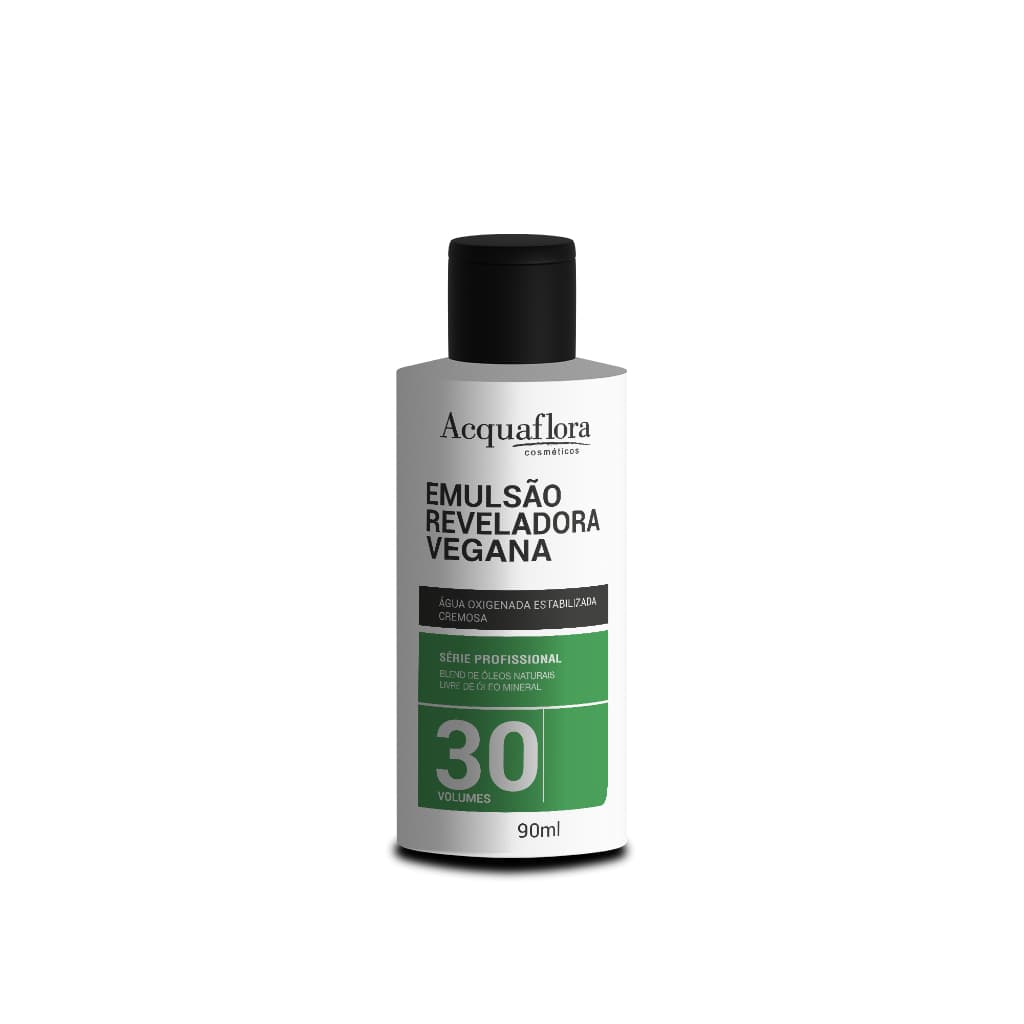 Agua Oxigenada Acquaflora Vegana Emulsão Reveladora 90ml