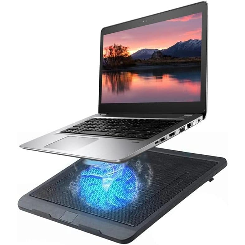 Base Cooler Notebook Ventilação Ultra Silenciosa Com Led - Cooler Refrigerador para Notebook