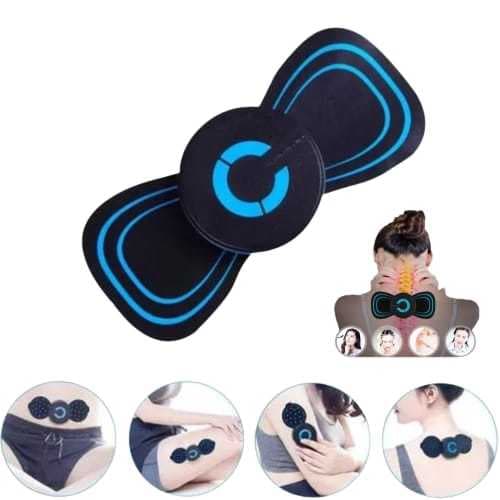 Massageador Borboleta Eletroterapia Ems Alivio Dores Cervical Perna Lombar Abdome Costas