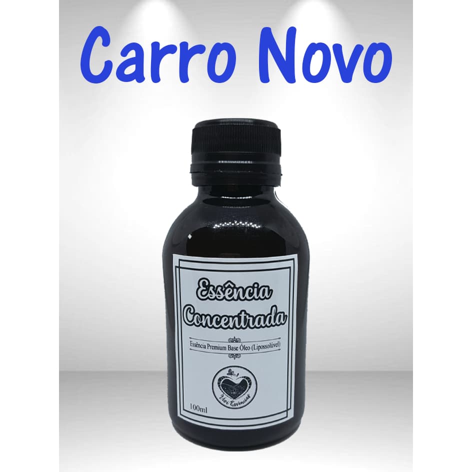 Essência Carro Novo Concentrada 100ml Base Óleo Perfumaria Aromatizadores Difusores Saboaria