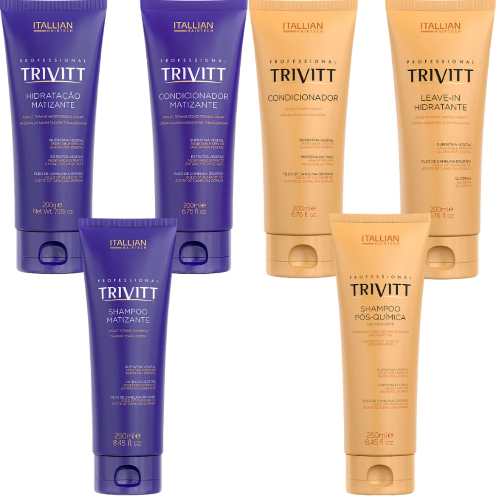 Kit Manutenção Trivitt Itallian Color Kit Trivitt Matizante