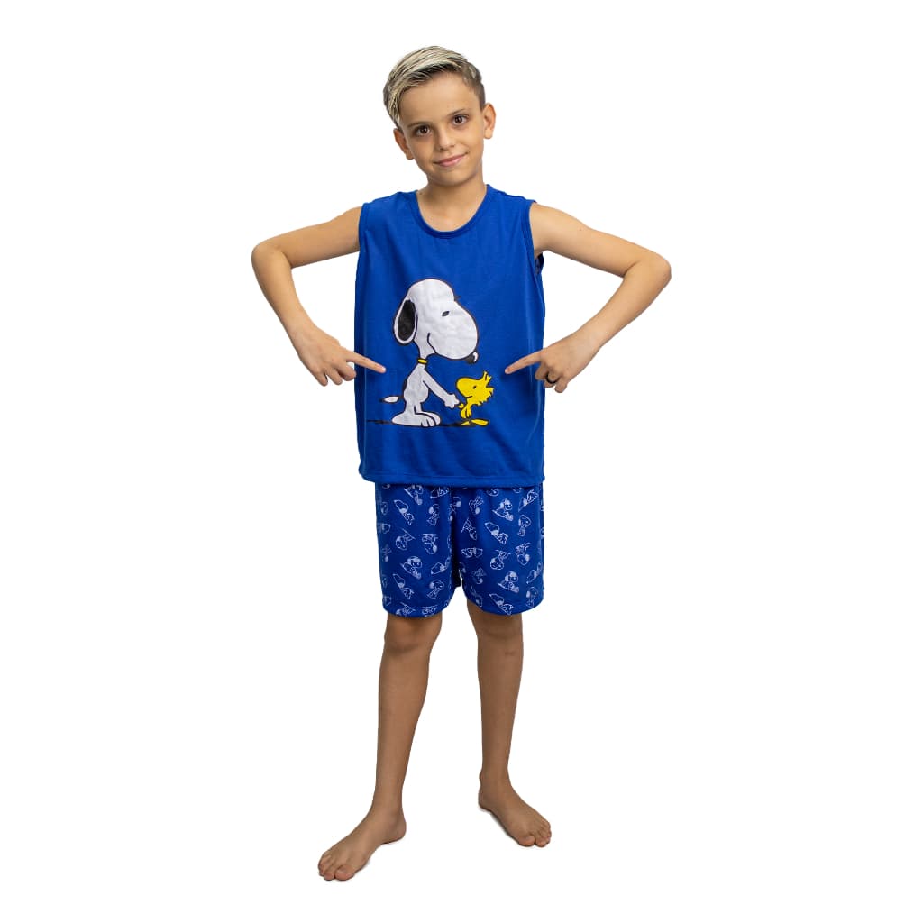 PIJAMA INFANTIL MALHA  PERSONAGENS